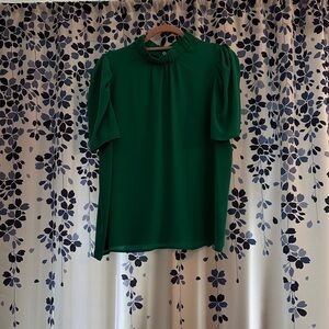 LOFT Vibrant Green Blouse